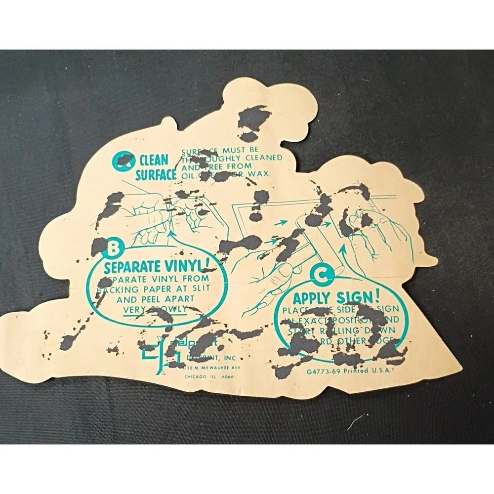 Vtg Gabriel hiJACKERS Shocks 1969 Decal Rabbit Rat Rod Old Hot Rod Muscle Car